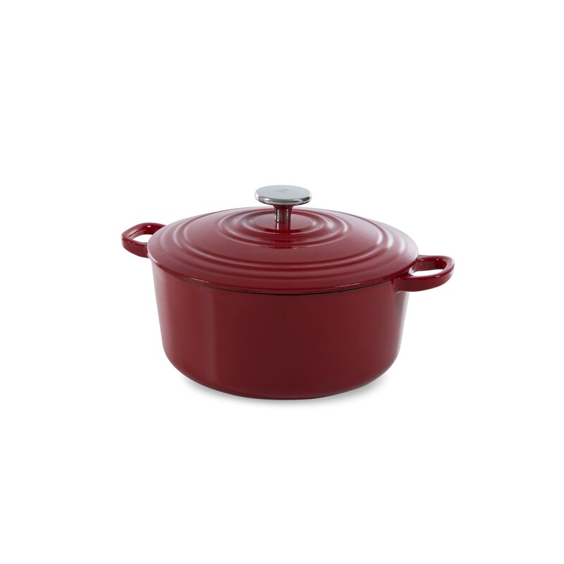 BK Cookware Bourgogne Cast Iron Round Casserole Reviews Wayfair Co Uk